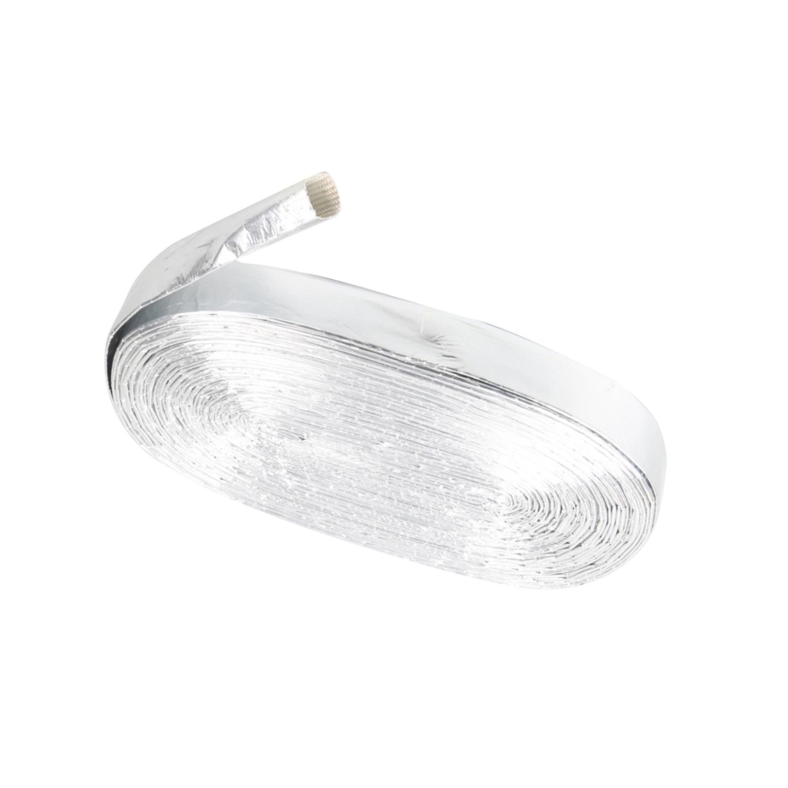 Magideal - Protector Térmico De Vaina Aluminizada Para Automóvil, Diámetro Exterior De 32 Mm, Liviano, Para Cables Y Mangueras Automotrices, Ignífugo, Diámetro 2 Metros