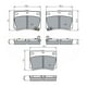 thumbnail image 1 of Pastillas Freno para auto COMLINE CBP3775, 1 of 3