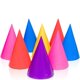 thumbnail image 1 of Sombreros Party Cone únicos en varios colores para todas las edades, 1 of 2