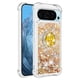 thumbnail image 2 of Funda Para Google Pixel 9/9 Pro Con Brillo Líquido, Protección Completa Y Soporte De Anillo Giratorio, 2 of 4