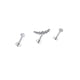 thumbnail image 1 of Set Piercing Modelo Nova Nostril Labret Punto Trepador, 1 of 3