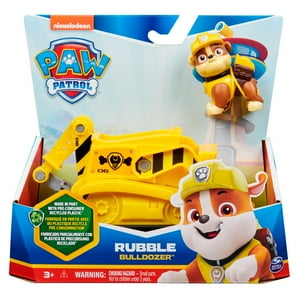 Vehículo Sostenible Rubble Con Figura Paw Patrol
