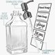 thumbnail image 2 of Dispensador de jabón JASAI, diseño antiguo, vidrio de 360 ml con pegatinas, 2 of 9