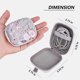 thumbnail image 5 of Estuche Antichoque para Auriculares AIRSPO 8,5 x 7 x 3,2 cm Gris y Rosa, 5 of 7