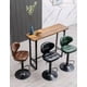 thumbnail image 3 of Pack Sillas Bar  Alex Nordic Taburete Ecocuero Negro/Negro, 3 of 3