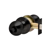 Stark Design - Cerradura De Pomo Cilíndrica, Baño - Dormitorio. (Negro Mate). Sku: Sdp30-Bl