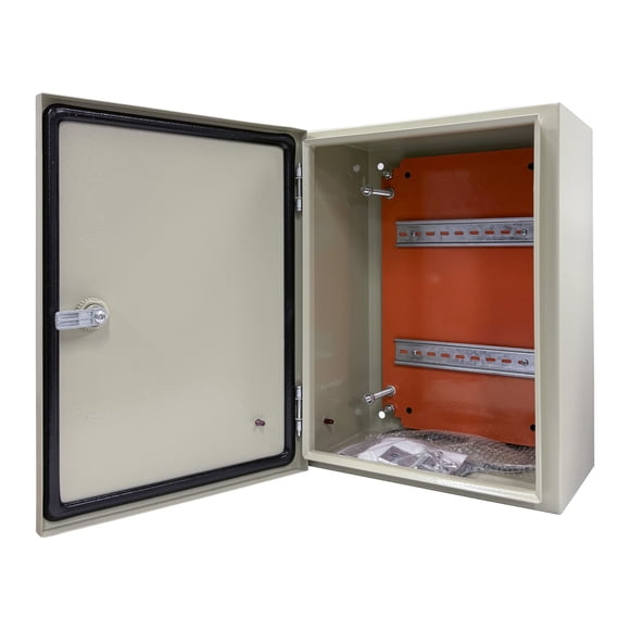 Gabinete Tablero Metálico Eléctrico 400x300x200 1 puerta con chasis Ip65