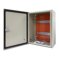 Lexo - Gabinete Tablero Metálico Eléctrico 400X300X200 1 Puerta Con Chasis Ip65