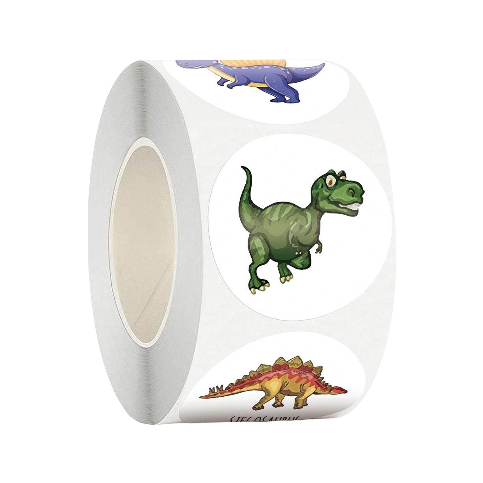 Bothyi - Pegatinas De Papel Scrapbook Dinosaur Stickers Calcomanías Para Cupcake Kids 3.8Cm