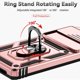 thumbnail image 3 of Funda Resistente Anillo Soporte Google Pixel 7 Pro Privacidad Cámara Montaje Magnético Oro rosa, 3 of 5