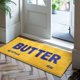 thumbnail image 1 of Alfombra Kitchen Mat Momlli Butter, de felpa, de color amarillo brillante, 1 of 9