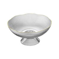 Magideal - Frutero Con Pedestal Soporte De Exhibición Centro De Mesa Cesta Para Verduras Cuenco Para Aperitivos Con Drenaje Rápido Adecuado Para Decoración Mode Blanco