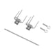 thumbnail image 4 of Tenedor giratorio para pollo asado, tenedor para asar, herramienta de cocina práctica, soporte Universal para pavo, Kit de asador para parrilla para 28cm, 4 of 5