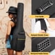 thumbnail image 5 of Funda para guitarra eléctrica CAHAYA Gig Bag con acolchado de 6 mm, color negro, 5 of 7
