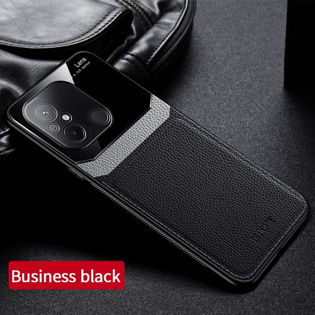 For Xiaomi Redmi 12C Case PU Leather Shockproof Bumper Back Cover For Xiaomi Redmi 12C Case