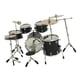 thumbnail image 2 of 8x Realistic Mini Drum Set Accesorios Para Instrumentos Musicales Para Dollhouse Black, 2 of 5