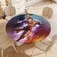 thumbnail image 4 of Iron Man-theme Fitted Round Tablecloths Elastic Edged Table Covers Waterproof Table Cloth for Kitchen Holiday Party Tables Decor 120cm, 4 of 6
