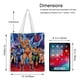 thumbnail image 5 of He-Man Bolso de tela con estampado de lienzo para mujer, bolsa de compras reutilizable y estética, con cremallera interior, regalo para mujer,40*40cm., 5 of 6