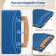 thumbnail image 3 of Funda MoKo para iPad 13" M4/M3/M2 de Cuero PU Azul Abismo, 3 of 9