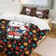 thumbnail image 1 of Gold Floral Hello Kitty Comforter Set Soft 3 Pcs Twin Bedding Sets Thicken for All Season, 1 of 5