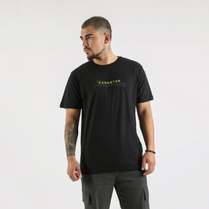Gangster - Polera Mc Básica Unexpected Negro Hombre S