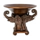 thumbnail image 1 of Bowl para Servir AFD Home con Elefante Tallado en Poliresina, 1 of 3