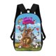 thumbnail image 1 of Madagascar-theme Backpack, Campus style schoolbag Bookbag with Adjustable Shoulder Straps And Large Zip Compartment, Unisex Travel Bags., 1 of 6