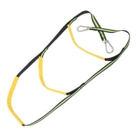 Ioensy - Escalera De Cuerda De Barco De 3 Niveles, Escalera De Cuerda De Pesca Para Bote Inflable, Kayak Fluorescente