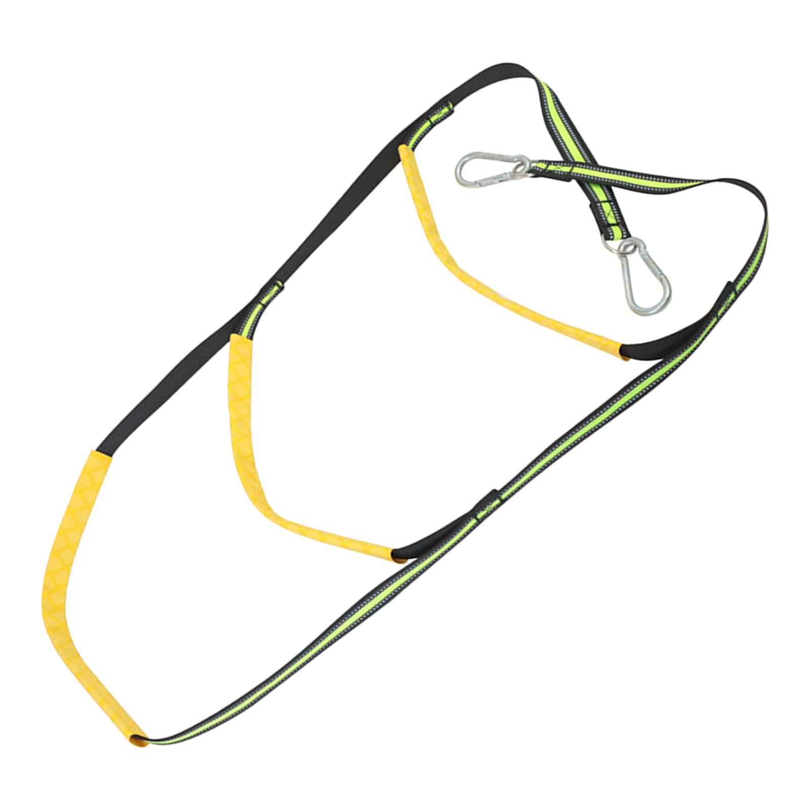 Ioensy - Escalera De Cuerda De Barco De 3 Niveles, Escalera De Cuerda De Pesca Para Bote Inflable, Kayak Fluorescente