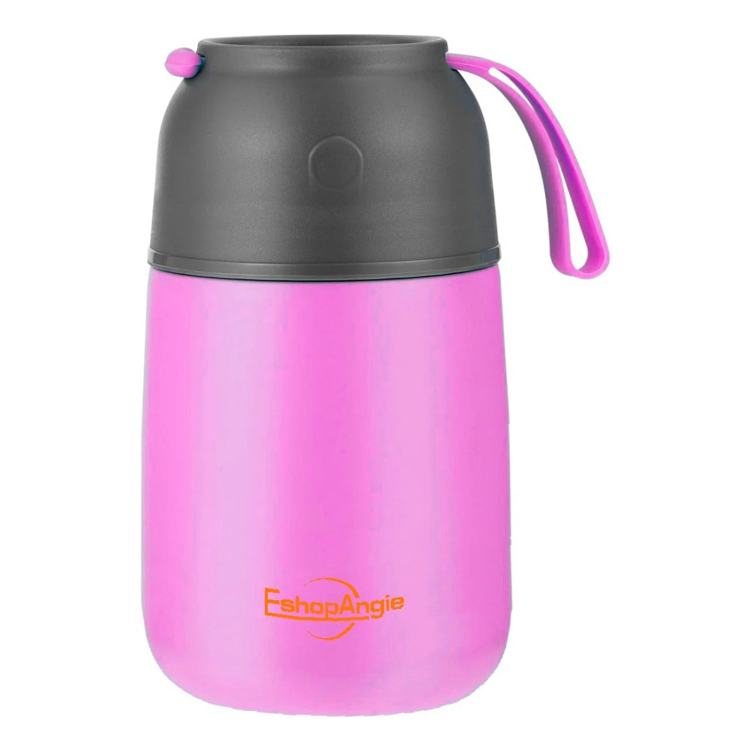 Genérico - Termo Comida Acero Inoxidable 650ml Rosa Con Cuchara