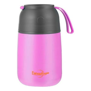 Genérico - Termo Comida Acero Inoxidable 650Ml Rosa Con Cuchara