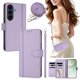 thumbnail image 2 of Funda Billetera para Samsung Galaxy S25 FE con Ventana para Fotos, Morado Claro, 2 of 6