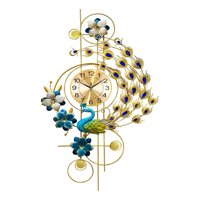 Genérico - Reloj Pared Pavo Real Grande Decorativo Silencioso Jhn