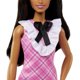 thumbnail image 3 of Muñeca Barbie Fashionistas #209 con Cabello Negro y Vestido Rosa a Cuadros, 3 of 6