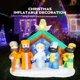 thumbnail image 3 of Pesebre Inflable de Navidad de 8 pies con Luces LED PIPIMOUSE, 3 of 7