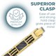 thumbnail image 3 of Pulsera Willis Judd Oro Titanio Negro Fibra de Carbono 22 cm, 3 of 5