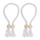 thumbnail image 1 of 2 Paquetes de Sujetadores Magnéticos para Cortinas, 55cm/21.65" Sujetadores de Cortinas, Blanco, 1 of 7