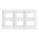 thumbnail image 1 of Pack 3 Placa Doble Con Soporte Blanco, 1 of 3