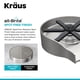 thumbnail image 5 of Enjuagadora de vidrio Kraus CleanMate KGR-500SFS Acero sin manchas, 5 of 9
