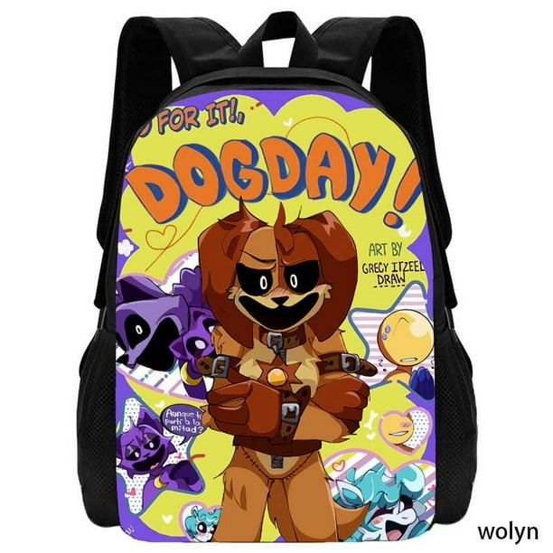 Smiling Mochila Critters Schoolbag Cartoon Anime Backpack,Light Weight Schoolbag Book Bag,Backpack for Children's Bags for Girls