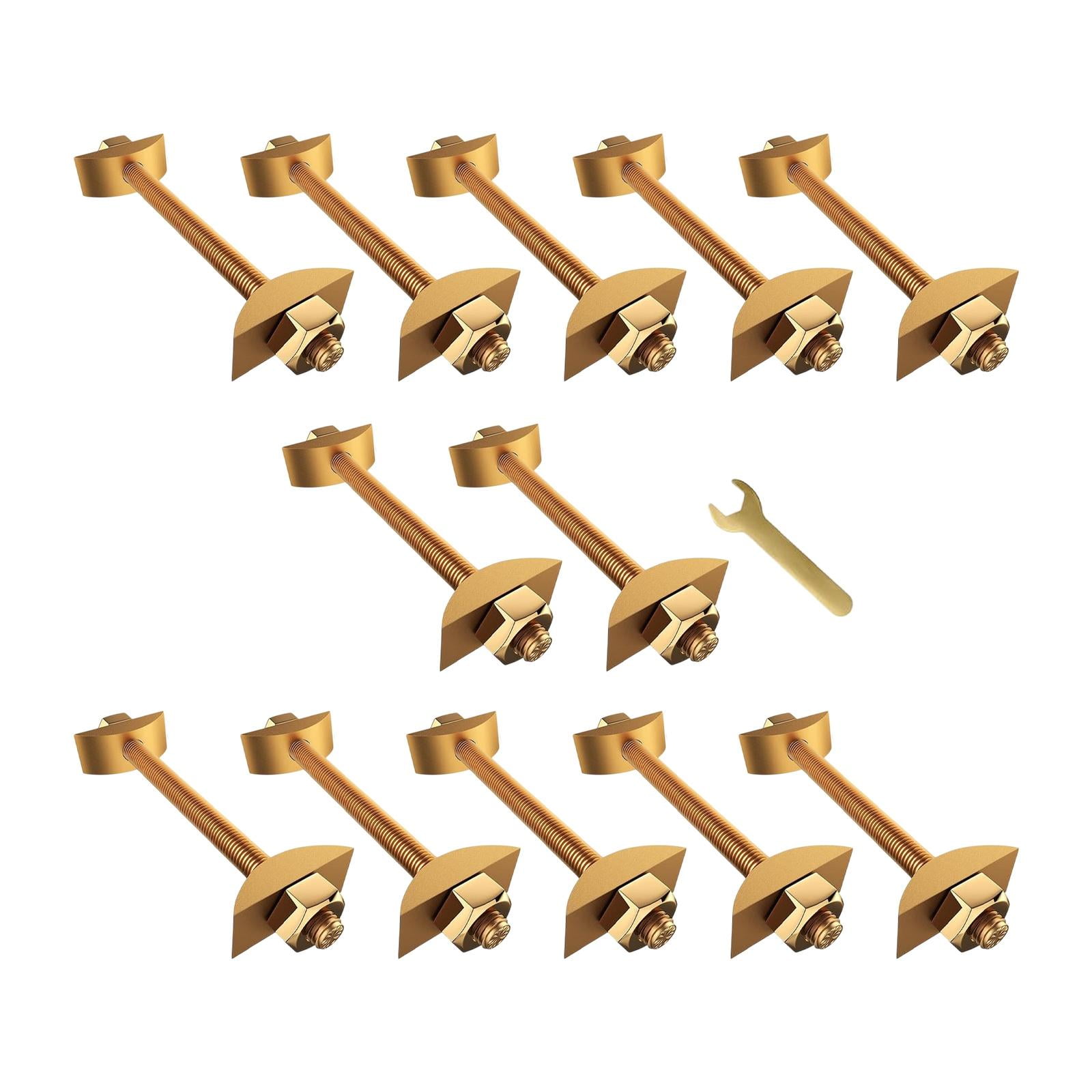 Bothyi - Conectores De Fijación Para Muebles M8x100 Mm, Fijaciones De Unión Para Mesas Y Muebles (12 Piezas)