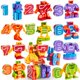 thumbnail image 1 of Figura de acción JOYIN Number Bots, 10 unidades, para niños de 3 a 6 años, 1 of 7