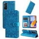 thumbnail image 1 of Funda tipo cartera FOXDOCK para Xiaomi Redmi Note 12 Pro 4G , diseño girasol en relieve, cuero PU, cierre magnético, soporte y tarjetero, 1 of 5