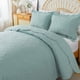 thumbnail image 4 of Juego de cama HoneiLife King de 3 piezas de microfibra reversible 269 x 244 cm, 4 of 9