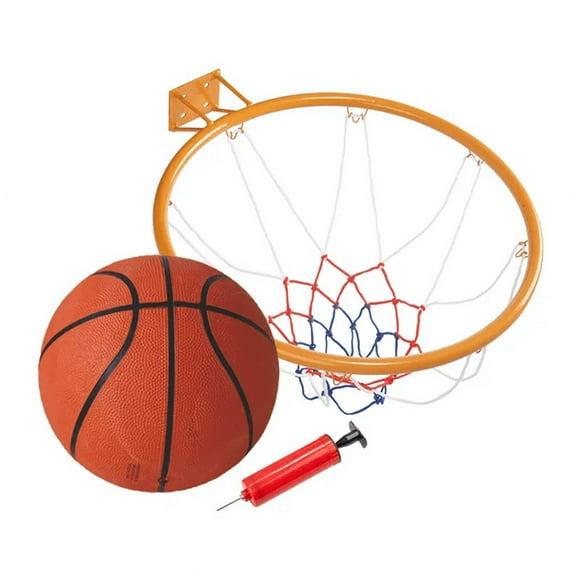 Aro de Basquetbol 46 cm Con Balón y Bombín