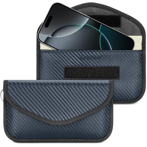 Bolsa Faraday TICONN 2 uds Antirrobo con Bloqueo RFID