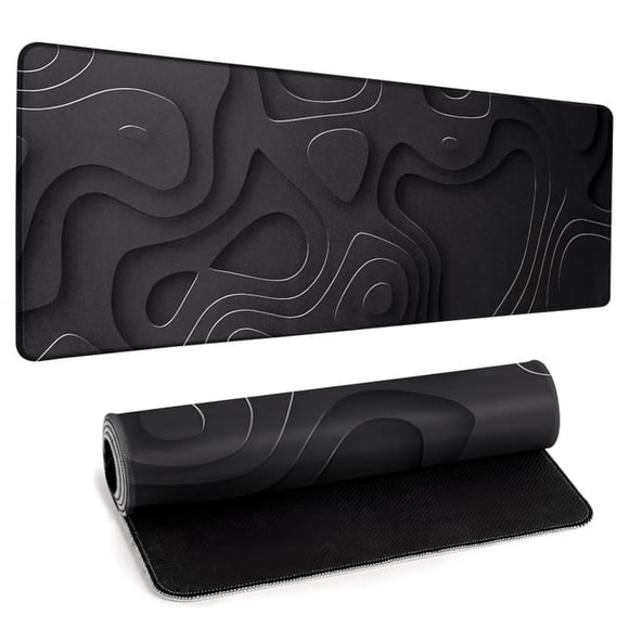 Alfombrilla de escritorio llzdeuan 80 cm × 30 cm con base de goma impermeable