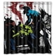 thumbnail image 1 of Cortina de ducha de Hulk con grafiti, juego de cortinas de baño con ganchos, tamaño 60 x 72 pulgadas, 1 of 3