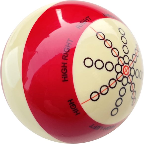 Bola de práctica para billar Terizger de resina fenólica, 57,2 mm