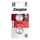 thumbnail image 1 of Paquete de 2 monedas de litio Battery Energizer 2016 de 3 V con protector infantil, 1 of 8